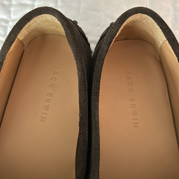 Jack Erwin Brown Suede Driving Mocs, Men’s size 10 - Picture 7 of 8